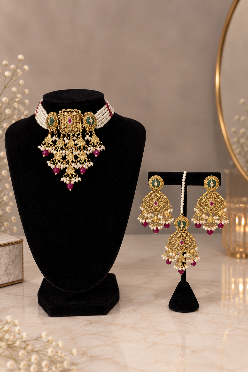 The Rani Pearl Set